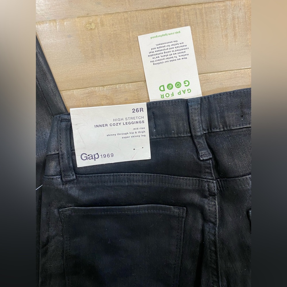 GAP 1969 High Stretch Inner Cozy Leggings NWT - Picture 7 of 13